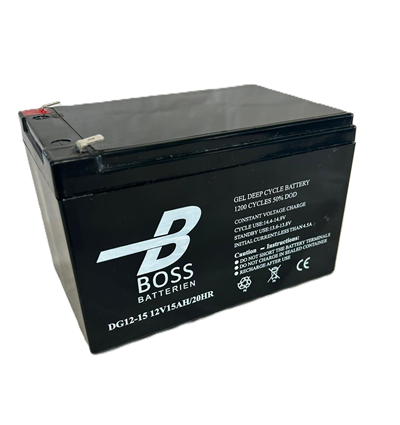 BOSS Deep Cycle GEL 12V 15Ah 152x99x96/102 F2 1200 cyklů