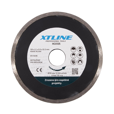 XTLINE Kotouč diamantový plný | 150x2,2x22,2 mm