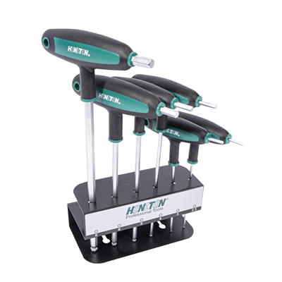 HONITON Sada T-šroubováků IMBUS s kuličkou 6 dílů | 2,5-8 mm