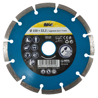 Kotouč diamantový plný | 125x22,2 mm