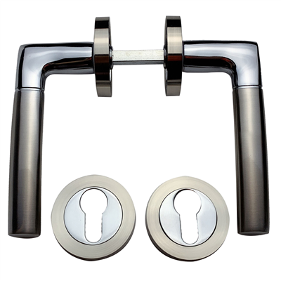 TRITOOLS Klika Kora | rozeta V nikl-chrom