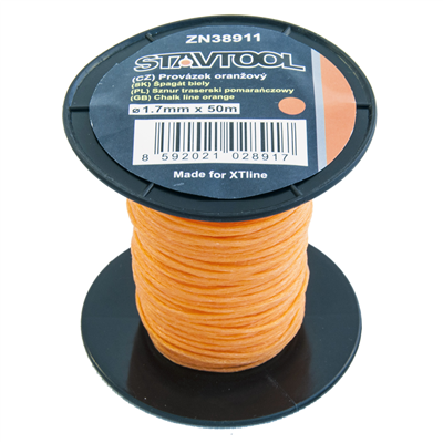 STAVTOOL Provázek | oranžový 50 m / 2 mm