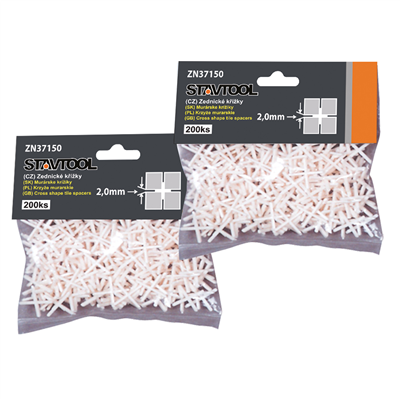 STAVTOOL Plastové křížky | 1,5 mm, 1bal/200ks