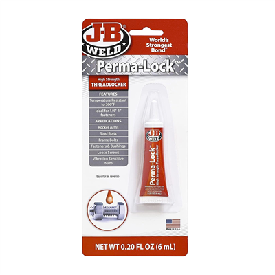 J-B WELD Zajisťovač závitů vysoko pevnostní PermaLock | 6 ml