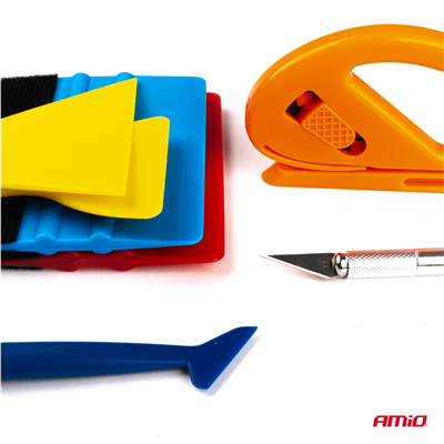 Sada nástrojů na polep auta 8ks AMiO-03118