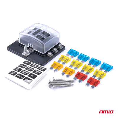 Sada pojistkové skříňky s neutrálním vodičem - 03039