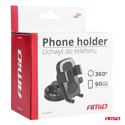 Držák na telefon s přísavkou HOLD-19 AMiO-03231