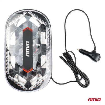 Mini světelná lišta LED WLB78 magnetický 293x171mm R65 R10 48LED 12/24V IP56