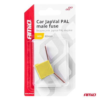 Pojistka JAPVAL PAL samec 62mm 60A AMIO-03430
