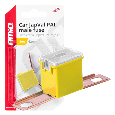 Pojistka JAPVAL PAL samec 62mm 60A AMIO-03430