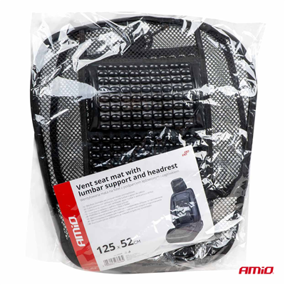 Podložka na sedadlo s bederní opěrkou AMIO-03646