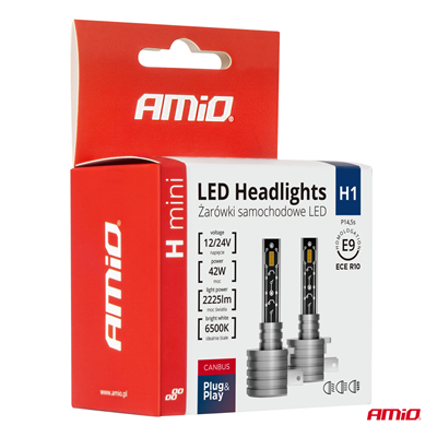 LED žárovky hlavního svícení H-mini H1 AMiO