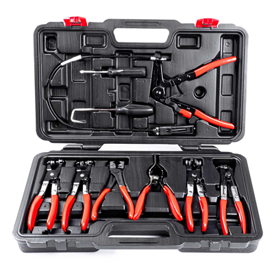 Sada kleští na hadicové spony 9ks