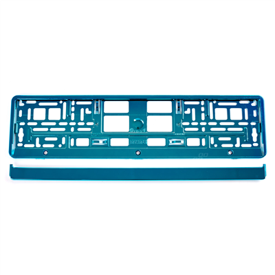 Podložka pod SPZ - stříbrná metalizovaná / Z