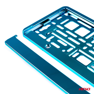 Podložka pod SPZ - stříbrná metalizovaná / Z