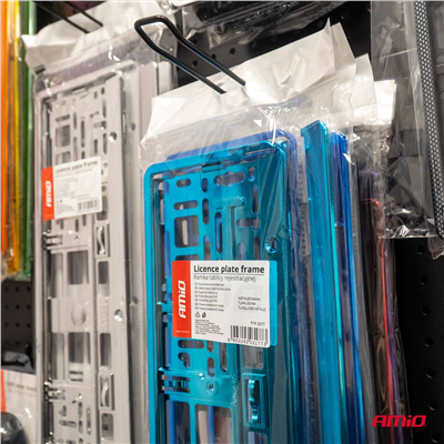 Podložka pod SPZ - stříbrná metalizovaná / Z