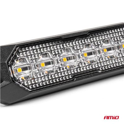 Výstražné osvětlení oranžové 6x3W LED R65 R10 12/24V IP6K9K AMIO-03930