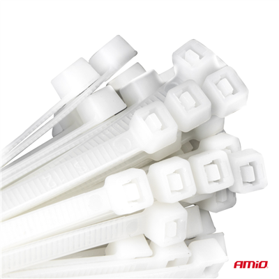 Plastové stahovací pásky, vícebarevné AMiO-04317