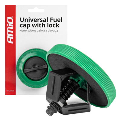 Univerzální nouzové víčko palivové nádrže se zámkem AMIO-04048