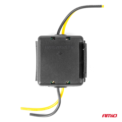 Odrušovací filtr do auta se skleněnou pojistkou 12V AMiO-04099