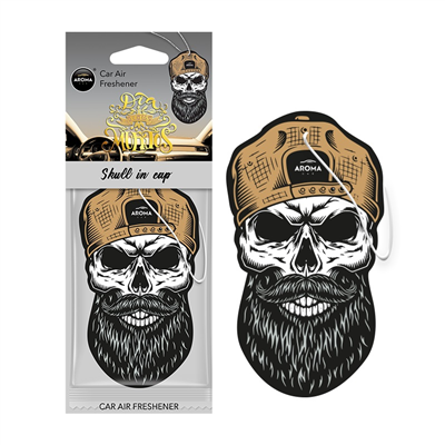 Osvěžovače vzduchu AROMA CAR MUERTOS Skull in a Cap