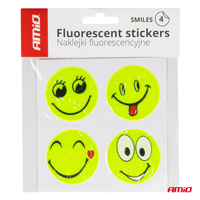 Sada reflexních samolepek SMILE AMiO-03941