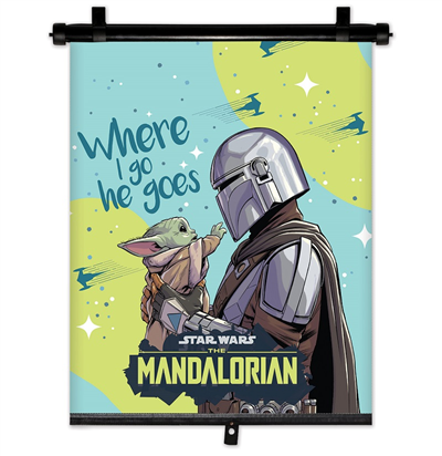 Protisluneční roleta 1 ks 36x45cm The Mandalorian