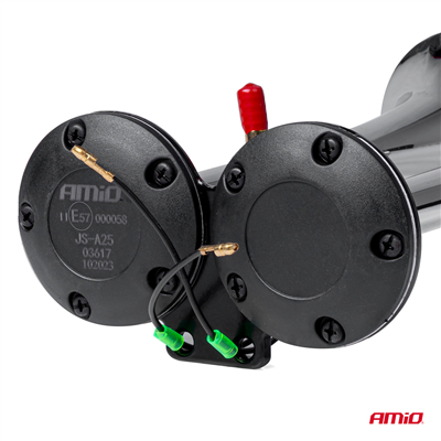 Klakson fanfára 2-tónová 12-24V AMIO-03617