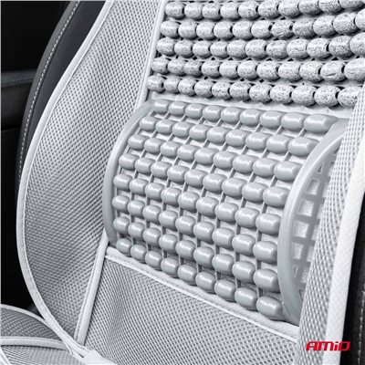 Podložka na sedadlo s opěrkou hlavy a beder AMIO-03647