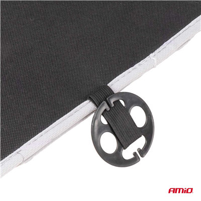 Podložka na sedadlo s opěrkou hlavy a beder AMIO-03647