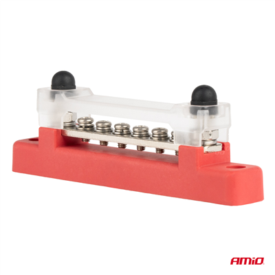 Uzemňovací rozváděč plus přípojnice M6 12V - 48V 150A AMIO-03810