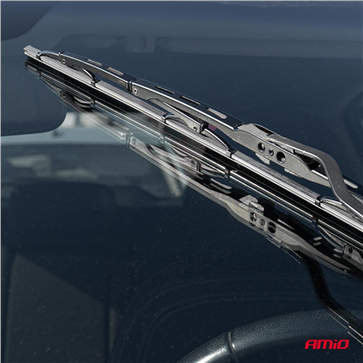 Kovový stěrač U-Type 16” 400 mm s úchytem typu „U” AMiO-04006