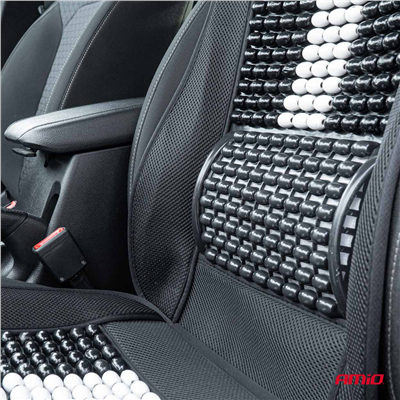 Podložka na sedadlo s opěrkou hlavy a beder AMIO-03648