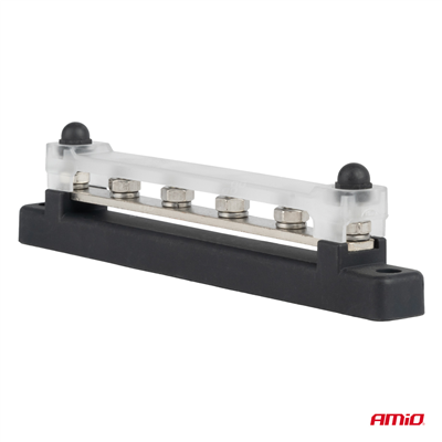 Uzemňovací rozvaděč plus přípojnice M6 12V - 48V 150A AMiO-03808