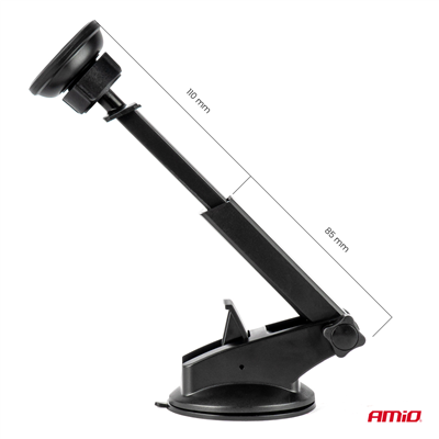 Magnetický nastavitelný držák telefonu na přední sklo AMiO-04145