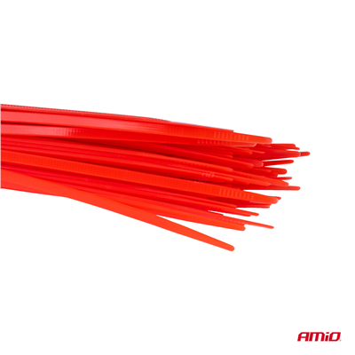 Plastové stahovací pásky vícebarevné, 150ks AMiO-04316