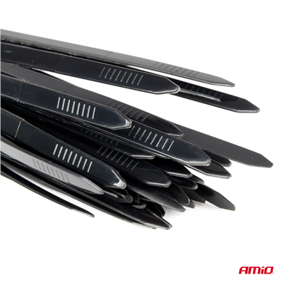 Plastové stahovací pásky, sada 60 ks AMiO-04315