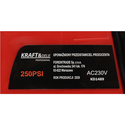Kraft&Dele KD1489, Mini kompresor do auta, 12/230V