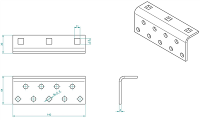 Nastavitelný montážní střešní hák VARIO