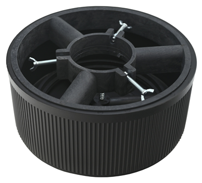 Stojan na vánoční stromek / květináč 5l - šedý