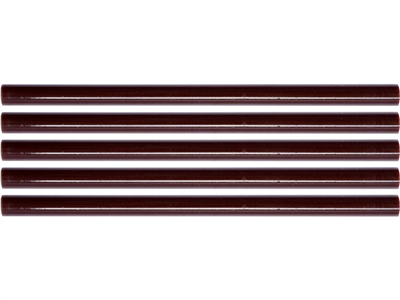 Tavné lepící tyčinky 11 x 200 mm, hnědé, 5 ks