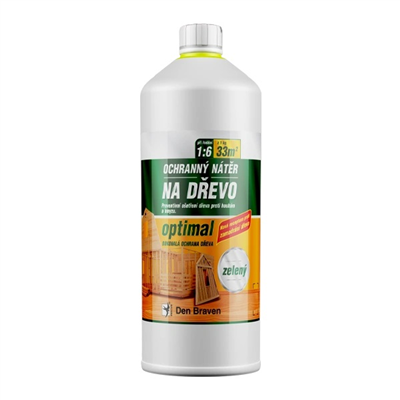Ochranný nátěr na dřevo OPTIMAL 5kg hnědý