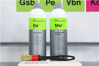 Štětec detailingový barevný Koch sada 3 kusy