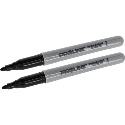 Popisovač permanentní, kulatý hrot, černý