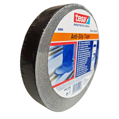 Páska protiskluzová, 15 m x 25 mm, černá, Professional 60950