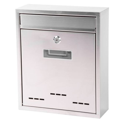 Schránka poštovní FLATBOX 260 x 90 x 310 mm, nerezová