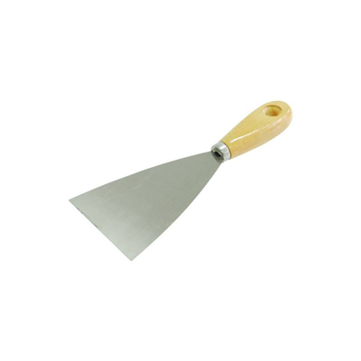 Špachtle ocel, 100 mm, dřevěná rukojeť
