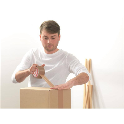 Páska balicí Basic, 50 m x 48 mm, hnědá