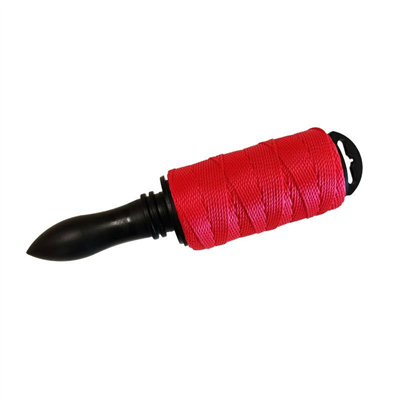 Provázek stavební pletený na trnu, 100 m, červený