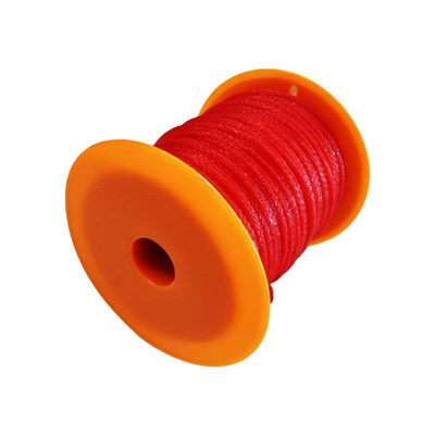 Provázek stavební pletený, 50 m, 1,7 mm, červený